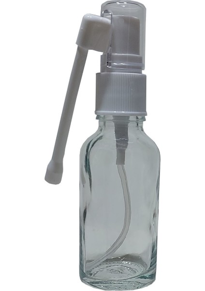 1 Adet 50 ml Boş Ağız Spreyi Şeffaf Cam Şişe