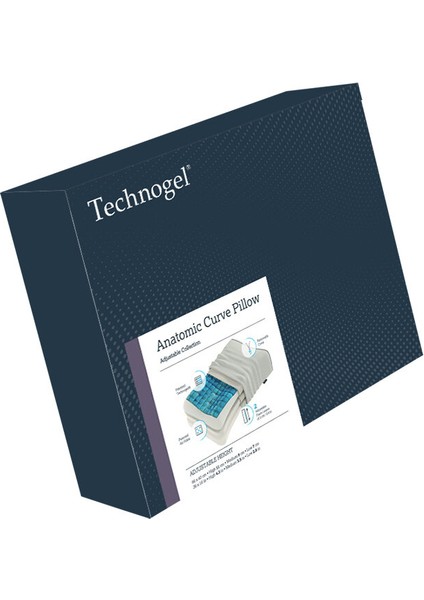 Technogel Deluxe 14 cm Thick Isı Dengeleyici Yastık
