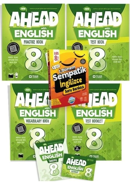 Team Elt Publishing Ahead With English 8. Sınıf 4'lü *practice Book Vocabulary Book - Ünlüler Sempatik Ingilizce 1. Dönem