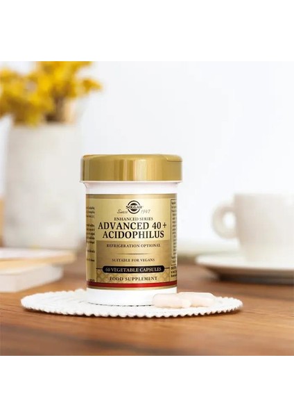 Advanced 40+ Acidophilus 60 Kapsül 2 Adet
