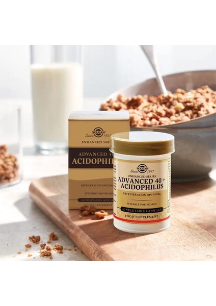 Advanced 40+ Acidophilus 60 Kapsül 2 Adet