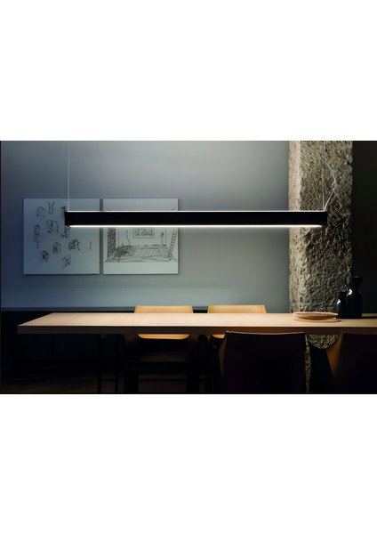 Lineer Sıvaüstü Sarkıt Modern LED Aydınlatma Armatürü 120 CM/30W/3000K