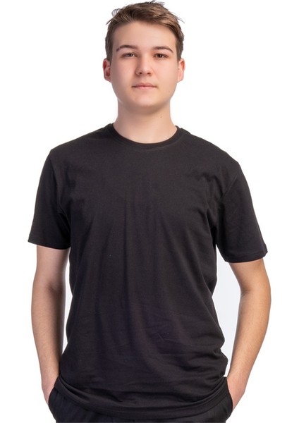 O Yaka Tshirt Süprem Siyah