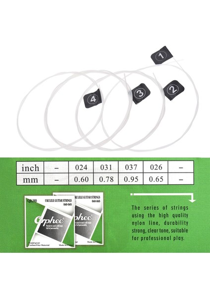 e Qk-90 Ukulele Takım Tel