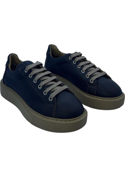 Kahverenği Deri Taba Taban Kadın Ayakkabı