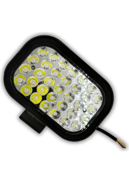 Her Araca Uyumlu 33 Ledli Beyaz Işıklı Sis Farı Off Road Tekne Çalışma Lambası JW01