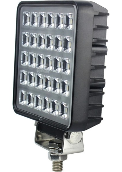 30W 30 LED Kare Pmma Lensli Beyaz Yayıcı Sis Farı Off Road Çalışma Tekne Lambası JNG01