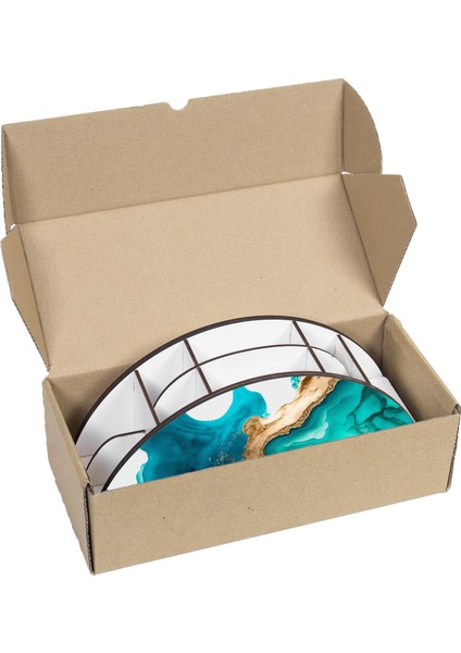 Ahşap Vip Desen Serisi Gökkuşağı Cetvelli Masaüstü Kalemlik Organizer Montajlı Kutulu fiyatları