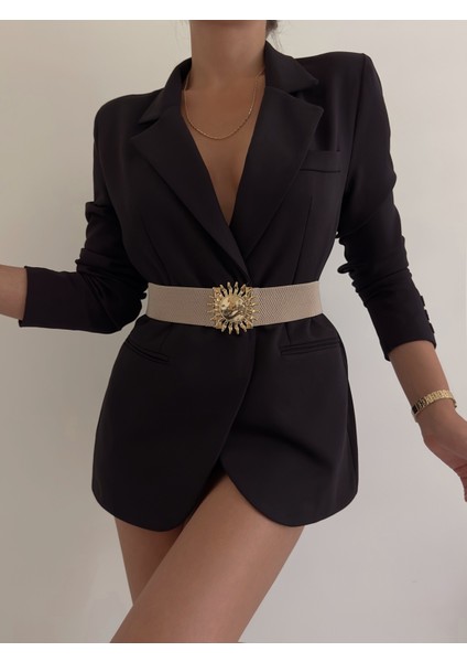 Geçme Tokalı Elastik Bel Kemeri