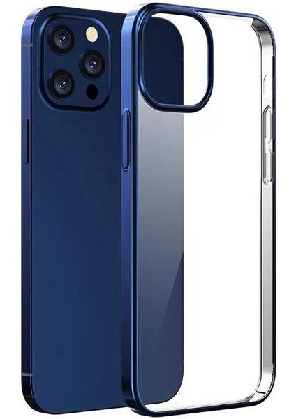 Apple  iPhone 13 Pro Kenarları Renkli Kamera Korumalı Kılıf Kapak