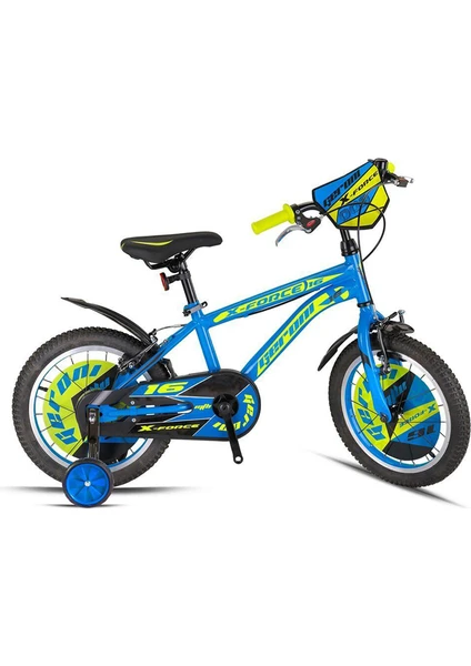 X-Force - 16"mtb - 10' - Vitessiz - V.b. - Mavi-Neon Sarı