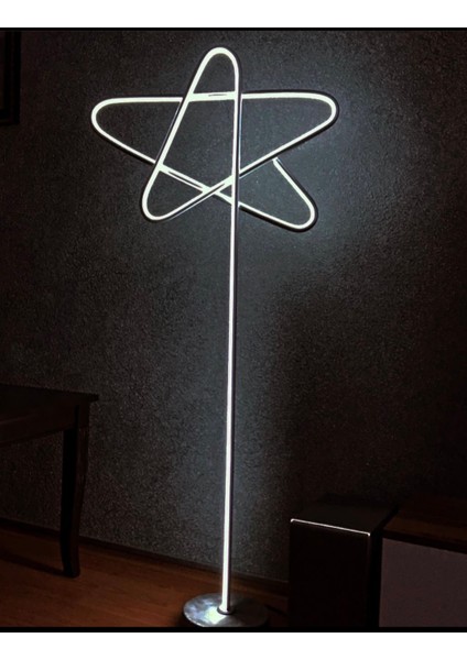 Muratkaplanlight Yıldız Model Tasarım Lambader Kişiye Özel Hediyelik