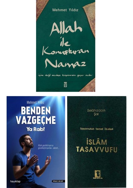Allah Ile Konuşturan Namaz - Benden Vazgeçme Ya Rab - Büyük Boy Ciltli Islam Tasavvufu - Mehmet Yıldız
