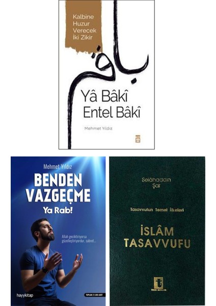 Ya Baki - Benden Vazgeçme Ya Rab - Büyük Boy Ciltli Islam Tasavvufu - Mehmet Yıldız