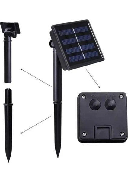 Çiçek Desenli Solar Aydınlatma Güneş Enerjili Bahçe Aydınlatma indirimleri