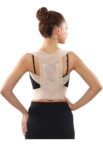Ortopedik Postrex Dk Duruş Korsesi Yeleği Bel Destek Sırt Korse Pedli
