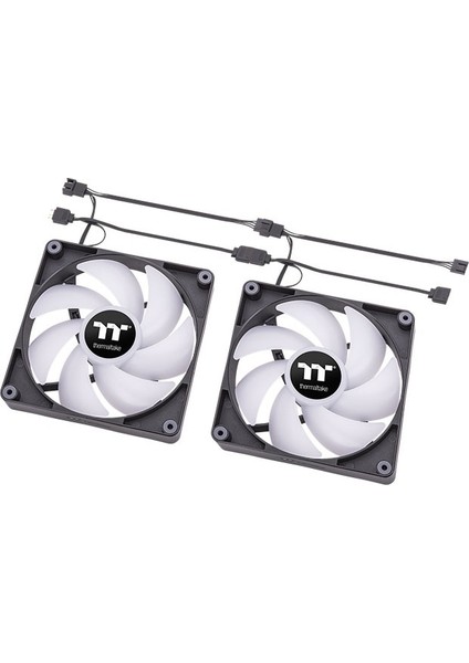 CT120 Argb Sync 2X14CM Siyah 2'li Fan 1500RPM Hidrolik Yataklı Titreşim Önleyici Kasa Fanı (TH-CL-F150-PL14SW-A)