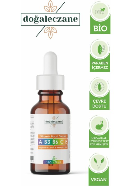 Vitamin Boost Serum A-B3-B6-C-E Vitaminleri modelleri