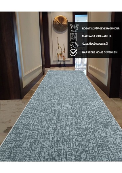Düz Gri Kaymaz Taban Yıkanabilir Kesme Yolluk Halı fiyatları
