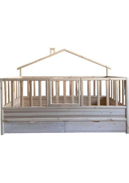 Royal Montessori Doğal Bebek Çocuk Karyolası modelleri