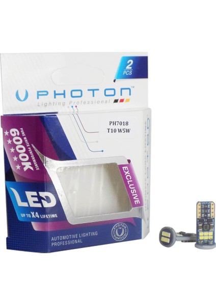 T10 W5W PH7018 15SMD Exclusive Serisi