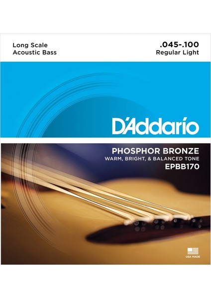 EPBB170 Akustik Bas Gitar Tel Seti 45-100