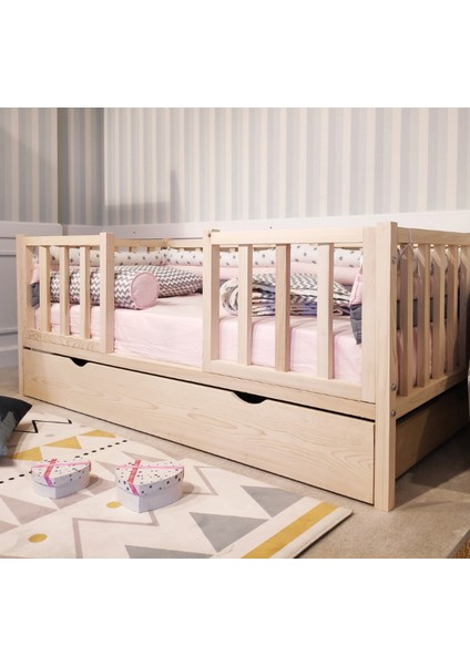 Selfgen Doğal Montessori Bebek ve Çocuk Karyolası