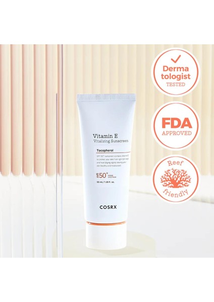 Vitamin E Vitalizing Sunscreen Spf 50+ – 50ML Güneş Koruyucu Krem