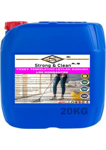 Yüzey Temizleyici Konsantre 1/60 Leylak Kokusu 20 kg