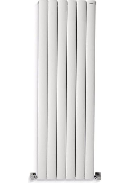 1500 x 475 mm Lilac Dikey Beyaz Alüminyum Radyatör Standart Bağlantı