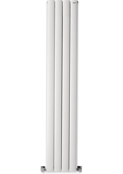 1800 x 315 mm Lilac Dikey Beyaz Alüminyum Radyatör Standart Bağlantı