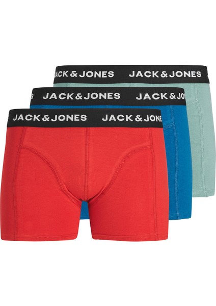Accessories Jacnico Pamuklu Esnek 3 Pack Erkek Boxer 12228450