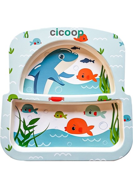 Balık Bölmeli Mama Tabağı