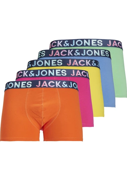 Jack & Jones Accessories Jactampa Pamuklu Esnek 5 Pack Erkek Boxer 12233489