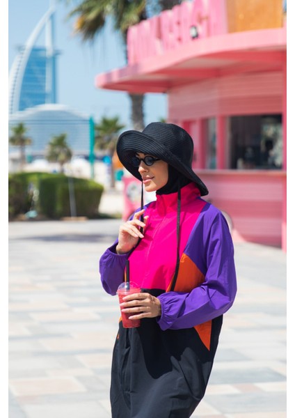 Paraşüt Siyah Tam Kapalı Tesettür Mayo M2312 fırsatları