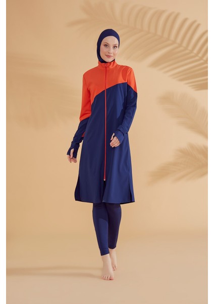 H2O Yüzücü Serisi Lacivert Tesettür Mayo M2316 indirimleri