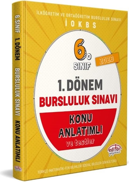 6. Sınıf 1. Dönem Bursluluk Sınavı Konu Anlatımlı