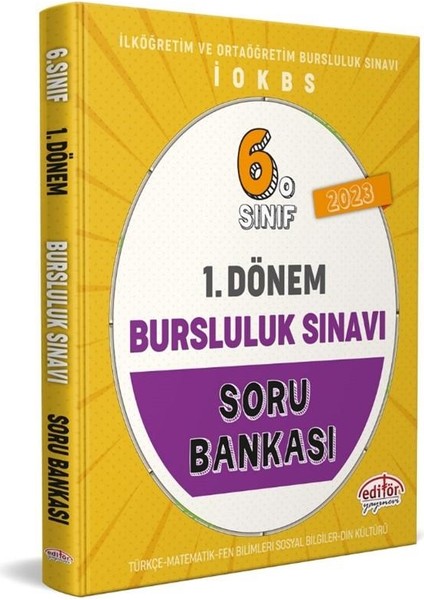 6. Sınıf 1. Dönem Bursluluk Sınavı Soru Bankası