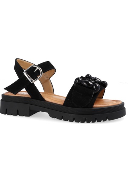 Kadın Sandalet 5A4722PE Comart 4722 Velour Mıamı Nero