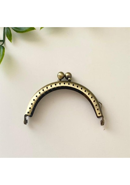 Çanta ve Cüzdan Klipsi Bakır Renk Oval Model 8,5 cm