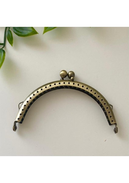 Çanta ve Cüzdan Klipsi Bakır Renk Oval Model 10,5 cm