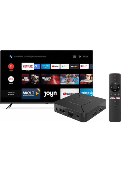 4K Android TV - 5g Android TV Stick / Media Player & Chromecast 4K - Google Asistan