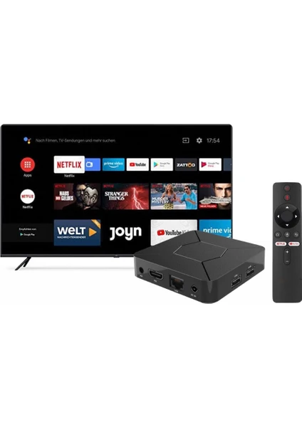 FS1PRO Teknoloji Q1 Pro 4K Ultra HD Lisanslı Android TV Box / Full Paket Yayın Hediyeli - Media Player Q1 Pro 4K Ultra HD Lisanslı Android TV Box / Full Paket Yayın Hediyeli - Media Player