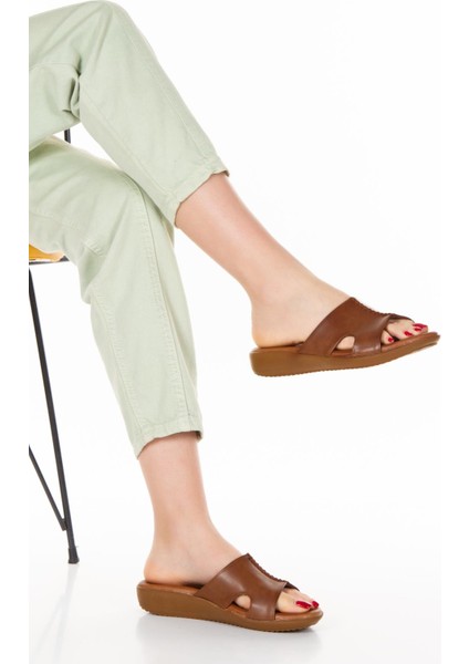 ARTI ARTI AYAKKABI ARTI ARTI AYAKKABI ARTI-ARTI020-5005-02 Günlük Kadın Ortopedik Topuk Dikeni Fonksiyonlu Taba Terlik fiyatları