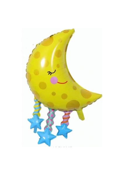 Ay Yıldız Temalı Folyo Balon