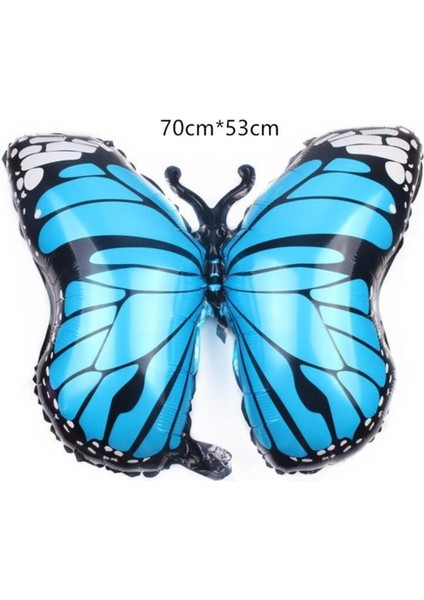 Kelebek Folyo Balon Mavi