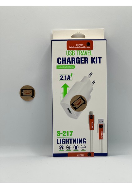 Iphone Uyumlu Şarj Aleti S-217 Lightning
