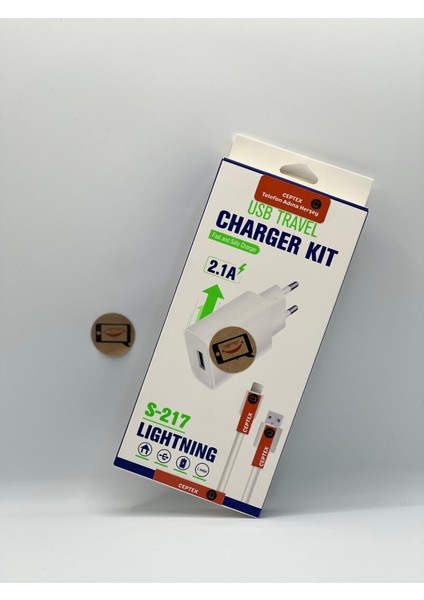 Iphone Uyumlu Şarj Aleti S-217 Lightning