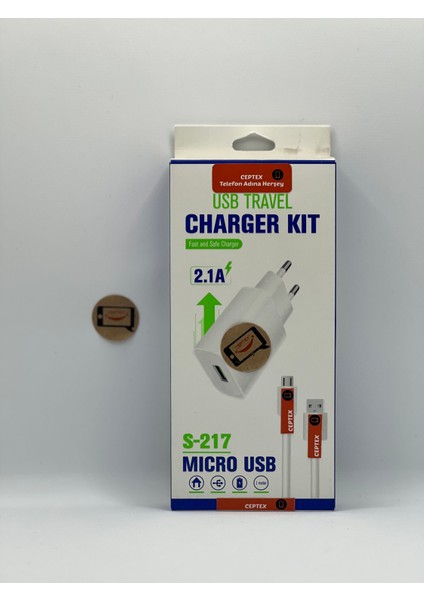 Samsung Xiaomi Huawei Uyumlu Şarj Aleti S-217 Micro