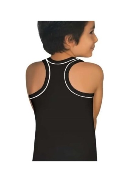 Erkek Çocuk Siyah Spor Atlet 6'lı Paket 0130